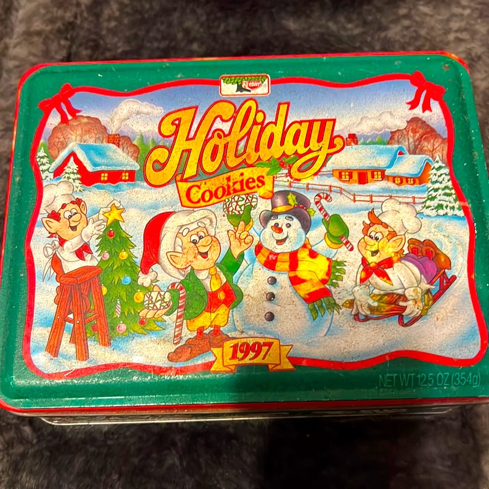 Vintage Keebler Elf Tin Holder